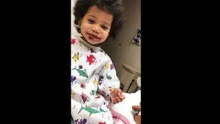 Our Daughter is So Strong - - Pau Gasol came to visit her today