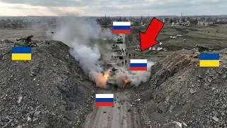 DONBAS TRAP: Russian Column Lured Between Slag Heaps — No Escape Corridor