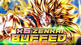 6x ZENKAI BUFFED 14* LF DRAGON FIST PUTS FEAR IN PURPLE UNITS! FEAR THE DRAGON | Dragon Ball Legends