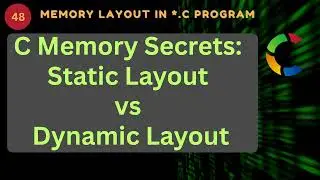 C Memory Layout: High to Low Address Explained !!