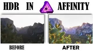 HOW TO CREATE HDR PHOTO WITH ONE PHOTO AND MULTIPLE EXPOSURES IN AFFINITY PHOTO Easily?