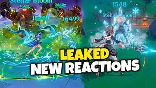 SNEZHNAYA LEAKS: NEW CRYO REACTIONS With NEW Stellar Reactions System - Genshin Impact
