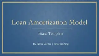 Loan Amortization Template
