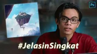 Membuat Foto Manipulasi Pulau melayang di Photoshop - #JelasinSingkat