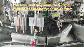 automotive interior ultrasonic multi head welding machine