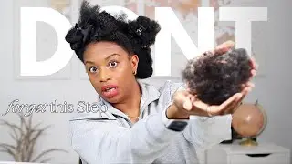 NEVER SKIP THIS STEP ON WASH DAY