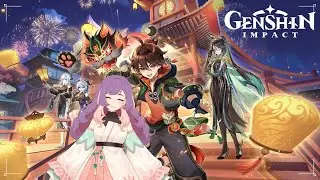 【Genshin Impact】Sparkling Lanterns and Beautiful Dances 【하늘 | Haneul】