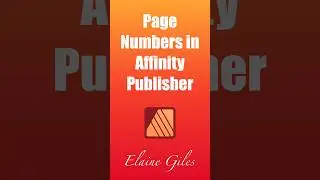 Page Numbers in Affinity Publisher