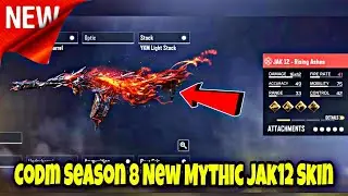 *NEW* Mythic JAK12 Rising Ashes Skin in CODM Season 8 2024 | codm new mythic jak12 rising ashes skin