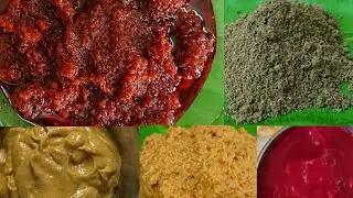 5 Side Dishes for Idly & Dosa | 5 Different Side Dish Recipes | RITHEHAS KITCHEN