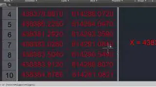 How to Export points From AutoCAD to Excel