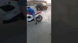 Burnout Suzuki katana 600 #Suzuki
