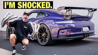 STRAIGHT PIPED MY GT3RS!!