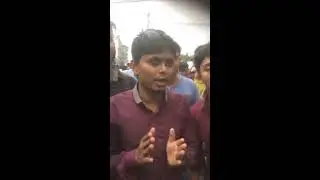 নিরাপদ সড়ক চাই আন্দোলনে মুরাদের একাত্ত্বতা পোষণ। Belal Ahmed Murad।