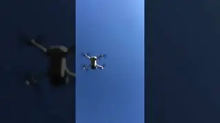 Взлет дрона