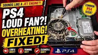 How to Clean Your PS4 – Fix a Hot, Loud & Noisy Fan (PlayStation 4)