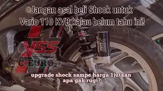 UPGRADE SHOCK VARIO 110 (KVB) 300MM || KENAPA HARUS YSS C EURO⁉️