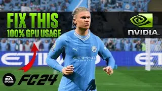 EA FC 24 ( FIFA 24 / PC 100% GPU MENU USAGE & HIGH GPU TEMPERATURE FIX