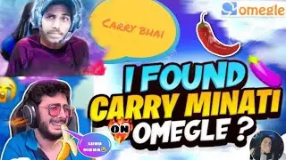 i found @CarryMinati  on OMEGLE -|| carryminati on Omegle || Omegle funny video  |