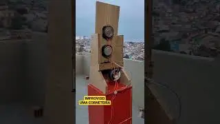 FIZ UMA CORNETEIRA IMPROVISADA! 