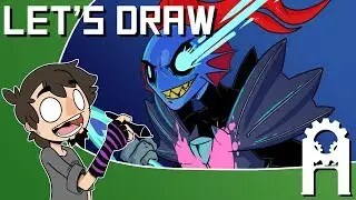 Let's Draw  - Undyne [Undertale]