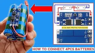 how to connect 2S 8A BMS protection board