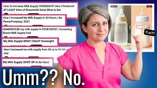 Breast Pump Marketing Scams | Beware of the Milk Supply LIES!