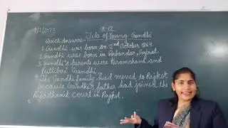 CLASS 5 ENGLISH II CH 12 TALES OF YOUNG GANDHI PART 2 BY SWATI SHARMA