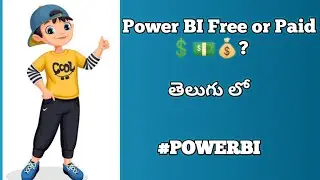 2) Power BI Free or Paid in Telugu 
