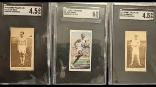 Jesse Owens, Paavo Nurmi, & Harold Abrahams; Prewar Olympic Cards