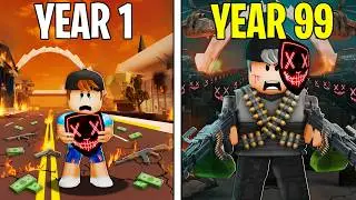 I Survive 99 YEARS in PURGE!! (Brookhaven RP)