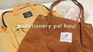 huge stationery haul ft. stationery pal