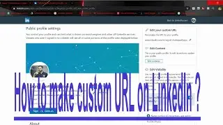 How to create Linkedin Custom URL ?   - Learn Overflow