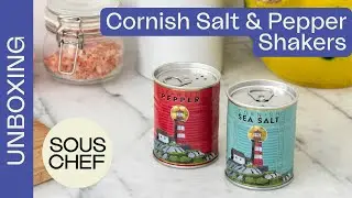 Unboxing Cornish Salt & Pepper Shakers | Sous Chef UK SKU: RX0019