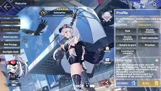 Azur Lane: USS Enterprise [Wind Catcher] L2D Skin (Unique Touch)