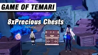 8 Precious Chests | Kid Kujirai Game of Temari | Genshin Impact