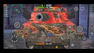 Ground Tank gameplay (World of Tanks Blitz)