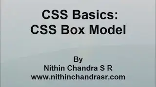 CSS Basics | CSS Box Model | Margin, Padding,Border