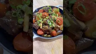 Beef short Rib recipe you need to try next!🥩🥕🥔 #galbijjim #shortribs #korean #sogood #bentonoods