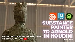 SUBSTANCE PAINTER | ARNOLD RENDER | HOUDINI | GROOT