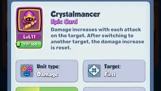 Crystalmancer is op in co op + legendary chest opening in rush Royale