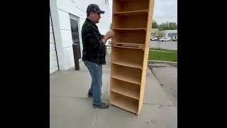 Back room hardware shelf improvement update