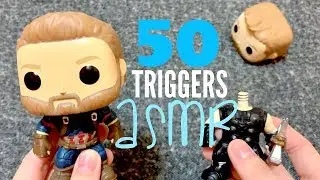 ASMR | 50 triggers in 5 min | Fast tapping | Scratching | Fire show 😏