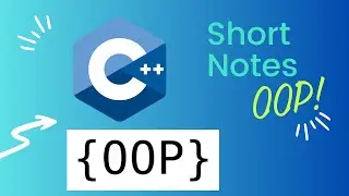 Object Oriented Programming C++ (OOP) || HandNote