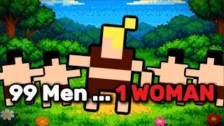 I Left 1 Woman ALONE With 99 MEN For 1000 Years!