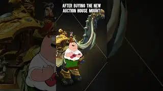 After buying the new auction house mount 