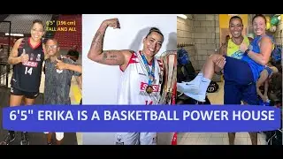 6'5" Tall Brazilian Basketballer Erika Is A Power House