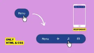 Sliding Navigation Menu with Hover Effect using HTML and CSS
