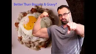 Texas Toast with Sausage Gravy, Bacon and Eggs. Better than biscuits and gravy?