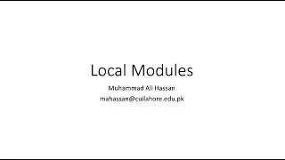 8. Local Modules | Node.js Tutorial for Beginners